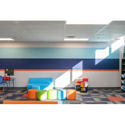 Baby Blue Stripe Max || Sound Dampening Pinnable Tiles