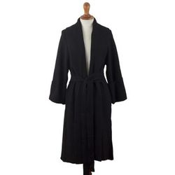 Constant Companion in Black,'Knit Black Sweater Coat with Belt'
