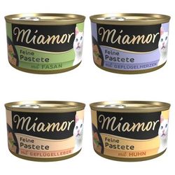 12x85g Meat Mixed Pack Miamor Pâté Wet Cat Food