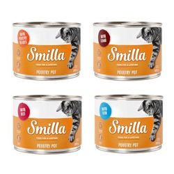 6x200g Tender Poultry Mixed Pack Smilla Wet Cat Food