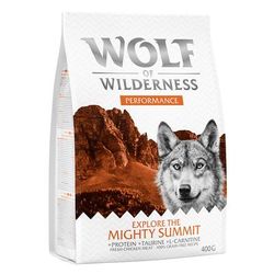 400g Performance Wolf of Wilderness Explore Dry Dog Food