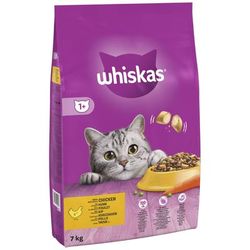 2x7kg Chicken Whiskas 1+ Dry Cat Food