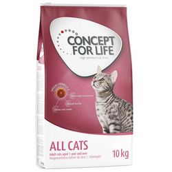 2x10kg All Cats Concept for Life Dry Cat Food