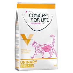 3kg Urinary Concept for Life Veterinary Dry Cat Food