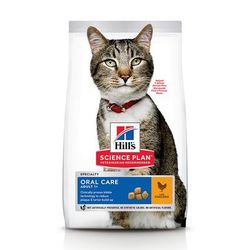 1.5kg Adult Oral Care Chicken Hill's Science Plan Dry Cat Food