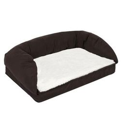 Orthopaedic Dog Bed Brown 90x60x30cm