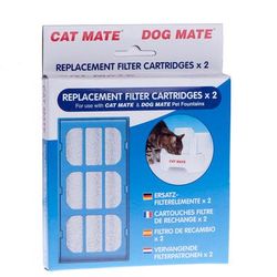 2-Pack Cat Mate Pet Fountain Replacement Filters