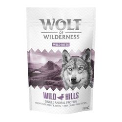 3x180g Duck Wild Hills Wolf of Wilderness Dog Snacks