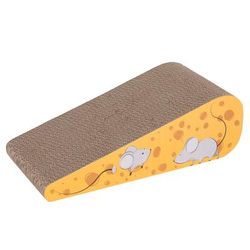 Cardboard Cat Scratch Block Cheese Wedge