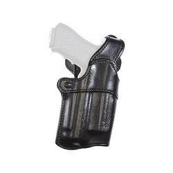 Aker Leather Model 114 Nightguard Tactical Light Low Ride Duty Holster Glock 20/21 Insight Technology M3/Streamlight TLR-1 Left Plain Black