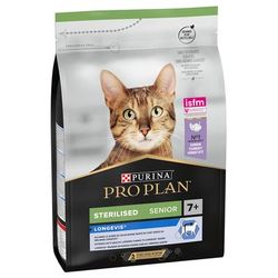 2x3kg Sterilised Senior Longevis Turkey Purina Pro Plan Dry Cat Food