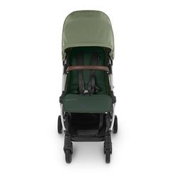 UPPAbaby MINU V2 Compact Stroller - Emelia (Sage Melange / Silver / Chestnut Leather)