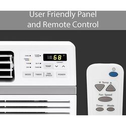 LG Electronics 24,500 BTU Window Smart Air Conditioner with Remote - D2 LW2521ERSM