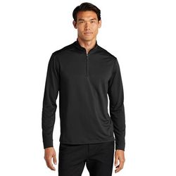 Port Authority K865 C-FREE Snag-Proof 1/4-Zip in Deep Black size Large | Recycled Polyester