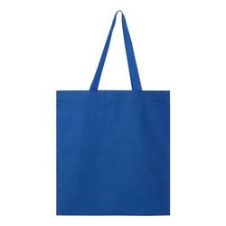 Q-Tees Q800 Promotional Tote Bag in Royal Blue | Canvas Q0800
