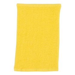 Q-Tees Q00T18 Budget Rally Towel in Yellow | Cotton Terry Velour T18