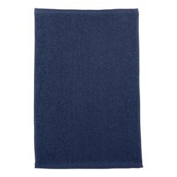 Q-Tees Q00T18 Budget Rally Towel in Navy Blue | Cotton Terry Velour T18