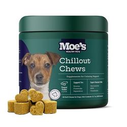 Peanut Butter Chillout Bites Dog Supplement, Count of 90