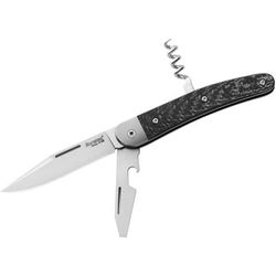 Lionsteel Jack Linerlock Carbon Fiber Knife with screwdriver blade and corkscrew JK3 CF