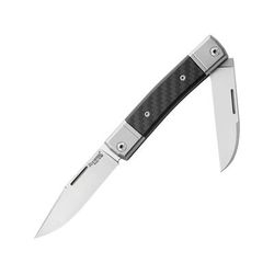 Lionsteel BestMan BM13 Slipjoint CF Folding Knife Satin finish Bohler M390 stainless clip and Wharnc Carbon fiber handle BM13 CF