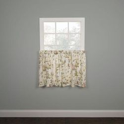 Wide Width Abigail Tailored Curtain Pair by Abigail in Multi (Size 56" W 36" L)