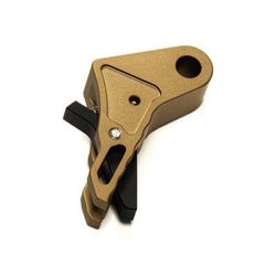 Killer Innovations Velocity Glock Universal Gen 1-4 Trigger Shoe FDE w/ Black Safety 5.5lb Pull Weight Anodized Aluminum GLKTG348FDEB