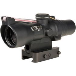 Trijicon Compact Dual Illuminated ACOG Scope 2x20mm Red 9mm PCC Rapid Target RTR Reticle Matte Black 400387