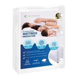"Luxurious Bed Bug Mattress Cover - California King 73x84x9"-Stretches to 15" - Hygea Natural HYB-1006"