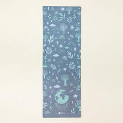Earth Yoga Mat - Blue