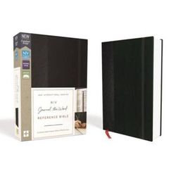 Niv, Journal The Word Reference Bible, Imitation Leather, Gold/Gray, Red Letter Edition: Let Scripture Explain Scripture. Reflect On What You Learn.