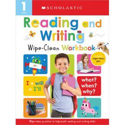 Scholastic Early Learners: First Grade Reading/Writing Wipe Clean Workbook