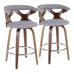 Gardenia Counter Stool ( Set of 2 ) - LumiSource B26-GARD2-SWVR WLLGY2