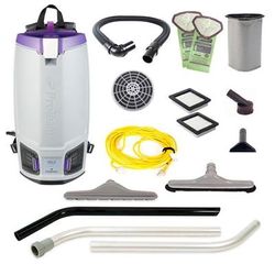 ProTeam GoFit 10, 10 quart Backpack Vacuum 107695 with Remediation Tool Kit 107466