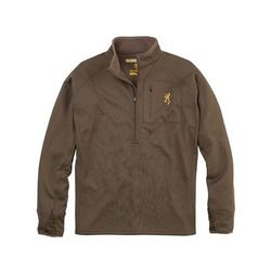 Browning Men's Monroe 1/4 Zip Shirt, Major Brown SKU - 823269