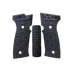Hogue Sig Sauer P320 AXG Flat Panels Piranha G10 GMascus Black/Grey 48137