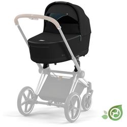 Cybex Priam 4 / ePriam 2 Lux Carry Cot - Conscious Onyx Black