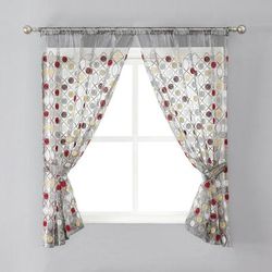 Sedona Window Curtain by POPULAR BATH in Grey