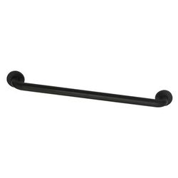 "Kingston Brass DR514240 Meridian 24" Grab Bar, 1-1/4" Diameter, Matte Black - Kingston Brass DR514240"