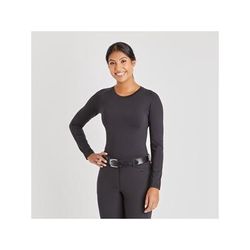 SmartTherapy ThermoBalance Ceramic Crew Long Sleeve Tee - S - Black - Smartpak