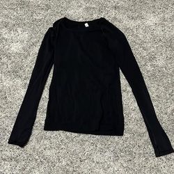 Athleta Tops | Athleta Long Sleeve Top | Color: Black | Size: Xs