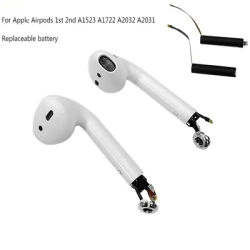 100% nouvelle batterie 25mAh GOKY93mWhA1604 pour Airpods 1er 2ème A1604 A1523 A1722 A2032 A2031 pour Air Pods 1 pour Air Pods 2 batterie