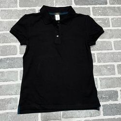 J. Crew Tops | J. Crew Black Short Sleeve Polo Shirt Size Xs | Color: Black | Size: Xs