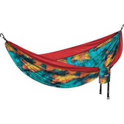 Eno DoubleNest Print Hammock Tie Dye/Red One Size DNP243