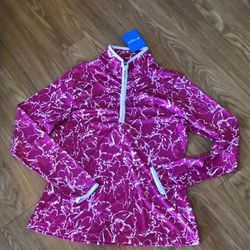 Columbia Tops | Columbia Womens Omni-Wick 1/4 Zip Golf Pullover. Nwt | Color: Pink | Size: M