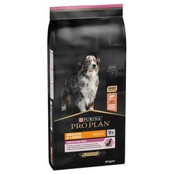 2x14kg Senior Medium/Large Sensitive Skin Salmon Pro Plan Dry Dog Food | OptiDerma | Adult 7+
