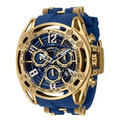 Invicta S1 Rally Swiss Ronda Z60 FE Caliber Men's Watch - 53mm Gold Blue (39132)