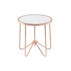 End Table by Acme in Rose Gold