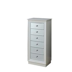 Jewelry Armoire by Acme in White