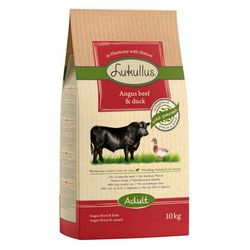 2x10kg Angus Beef & Duck Cold-Pressed Lukullus Dry Dog Food
