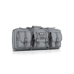 Savior Equipment American Classic Double Rifle Case Grey 27.5in L x 12in H RB-2812DG-V1-GS